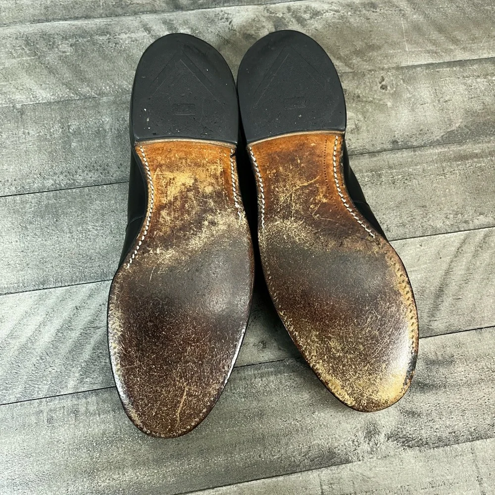 Allen Edmonds Newport Black Leather Kiltie Tassel Loafers Mens - Size 10 C